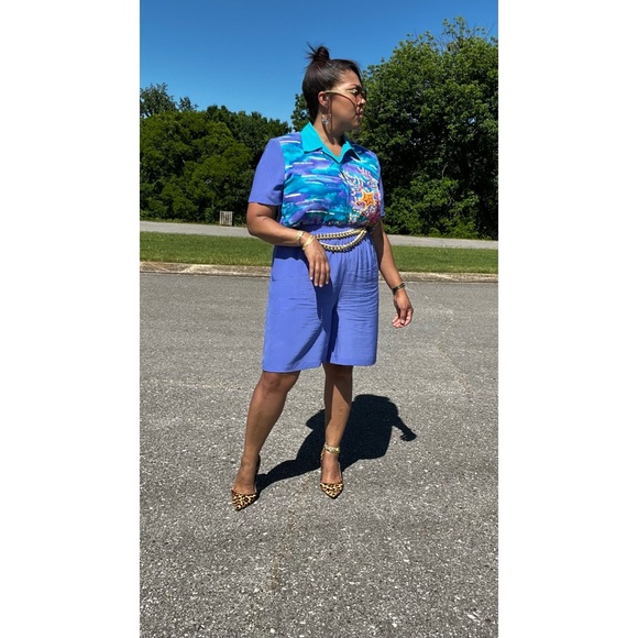 Vintage Sequin Diane Gilman Three Piece Short Set - Picture 3 of 6